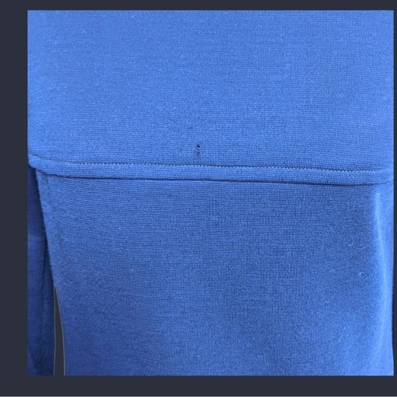 VINTAGE Jonathan Logan dress szS/M 60s Mod blue 70s 60's VTG pleats dropwaist - Picture 9 of 9